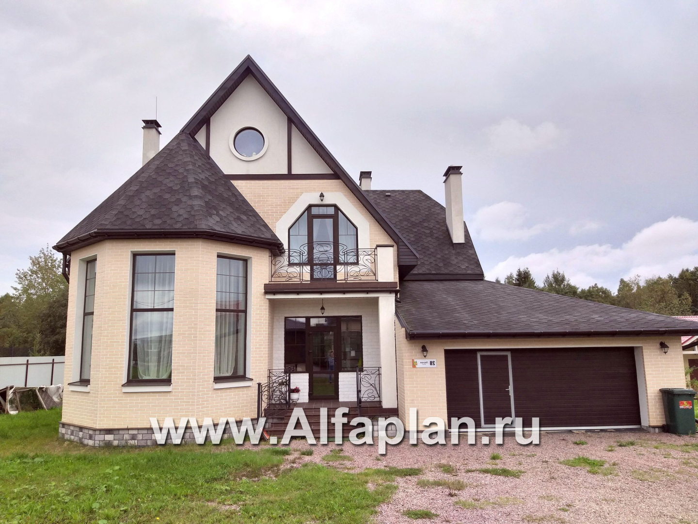 Проекты домов Альфаплан - «Ленский» - романтический дом  для большой семьи - дополнительное изображение №4