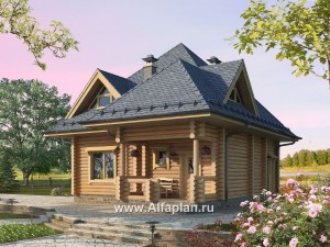 Превью проекта «Компактный деревянный дом»