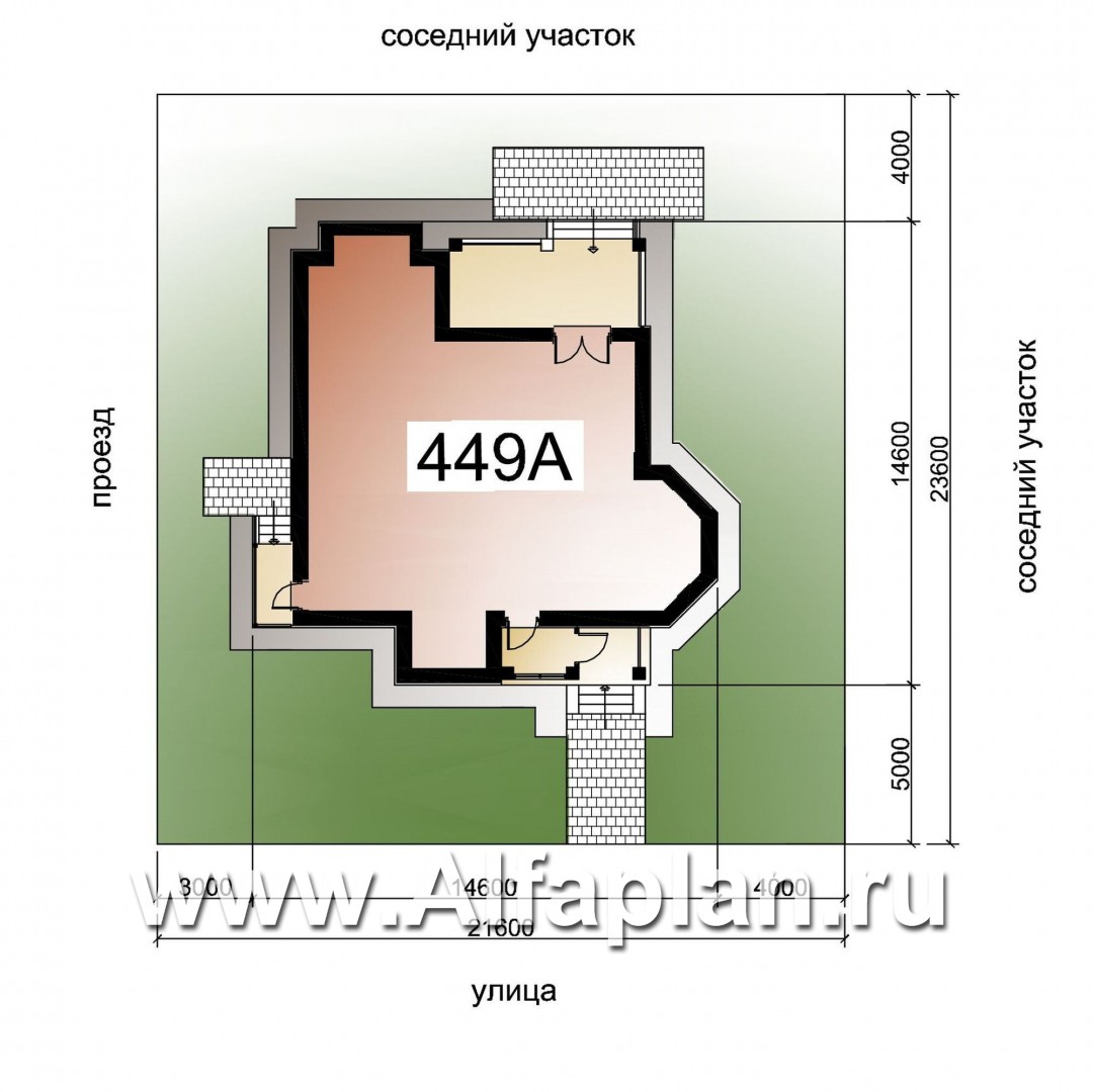 Проекты домов Альфаплан - «Агент 007» - современный компактный коттедж - дополнительное изображение №8