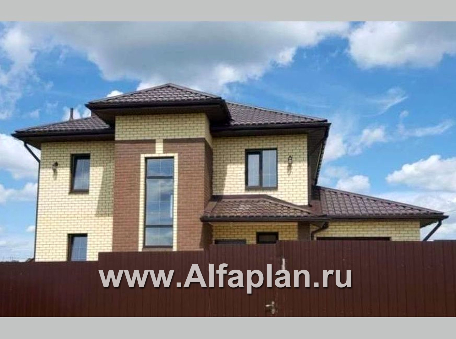 Проекты домов Альфаплан - «Виконт»- двухэтажный дом - и отличной планировкой - дополнительное изображение №6