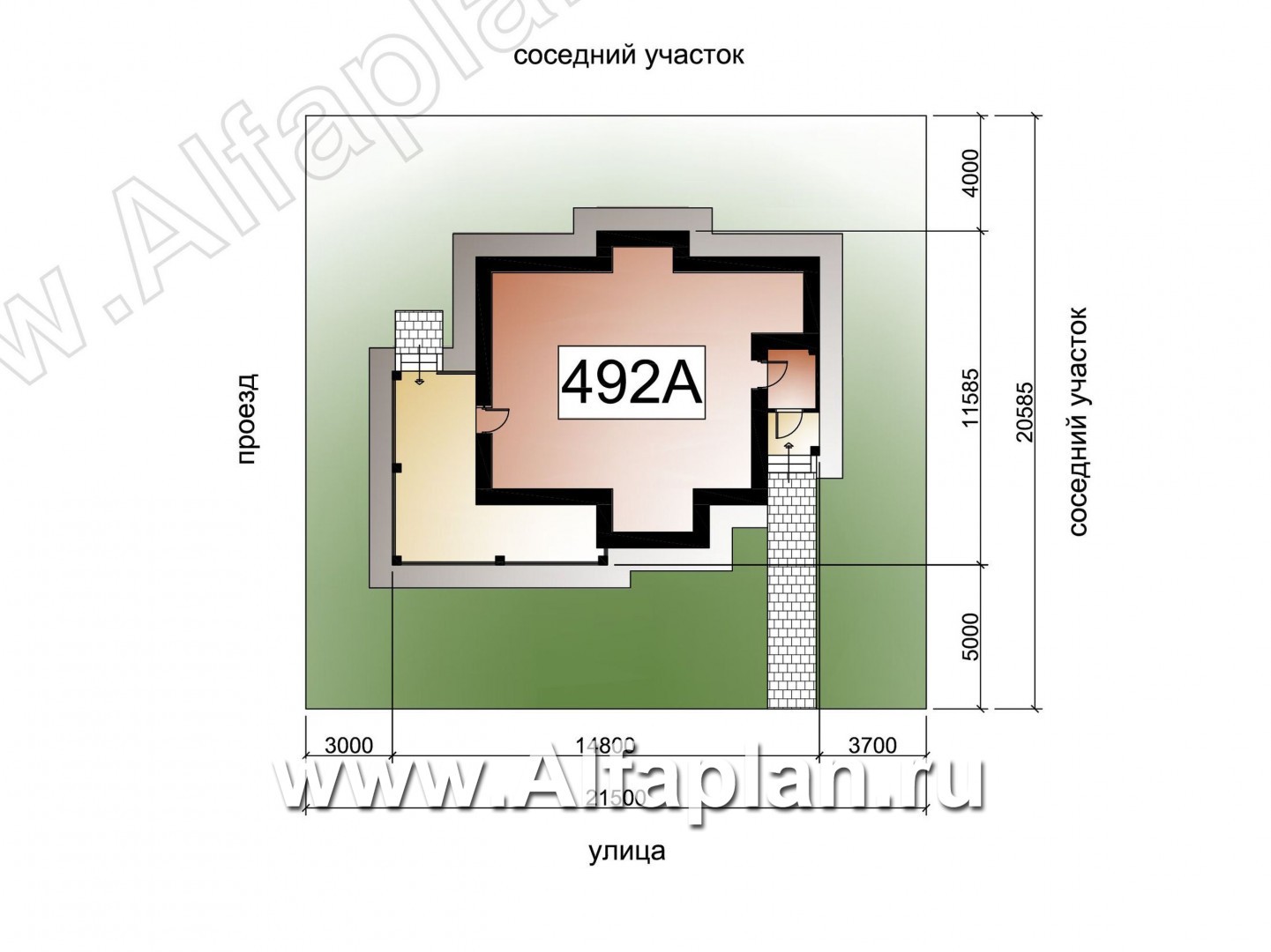 Проекты домов Альфаплан - «Стимул» - рациональный загородный дом - дополнительное изображение №1
