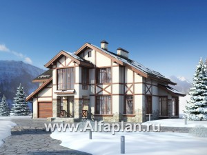 Проекты домов Альфаплан - Альпийское шале - превью основного изображения