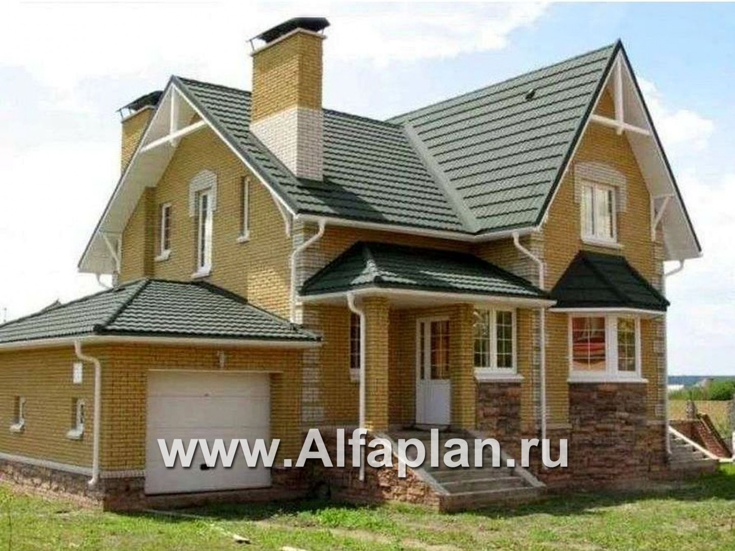 Проекты домов Альфаплан - «Ретростилиса» - рациональный дом - - дополнительное изображение №5