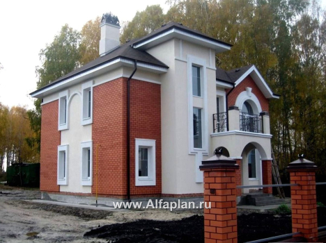 Проекты домов Альфаплан - «Разумовский» - элегантный загородный дом - превью дополнительного изображения №4