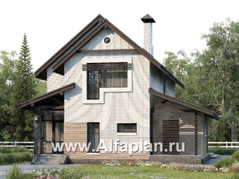 Проекты домов Альфаплан - «Эль-Ниньо» - современный дом с террасами - превью дополнительного изображения №1