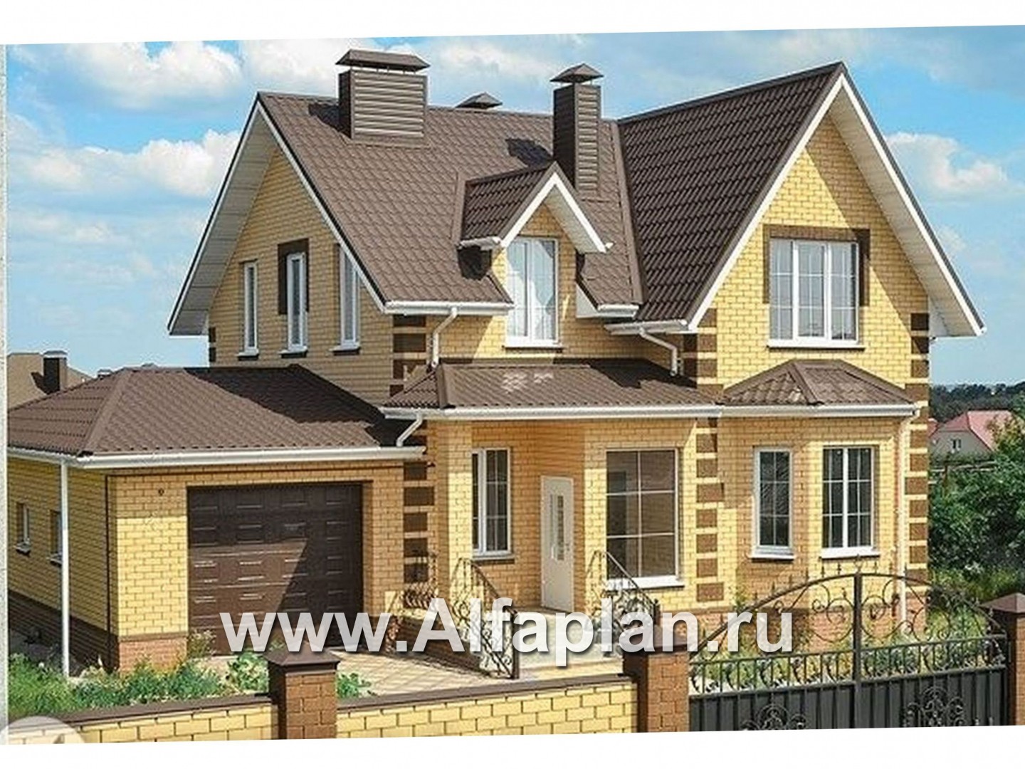 Проекты домов Альфаплан - «Стелла» - компактный дом - для маленького участка - дополнительное изображение №3